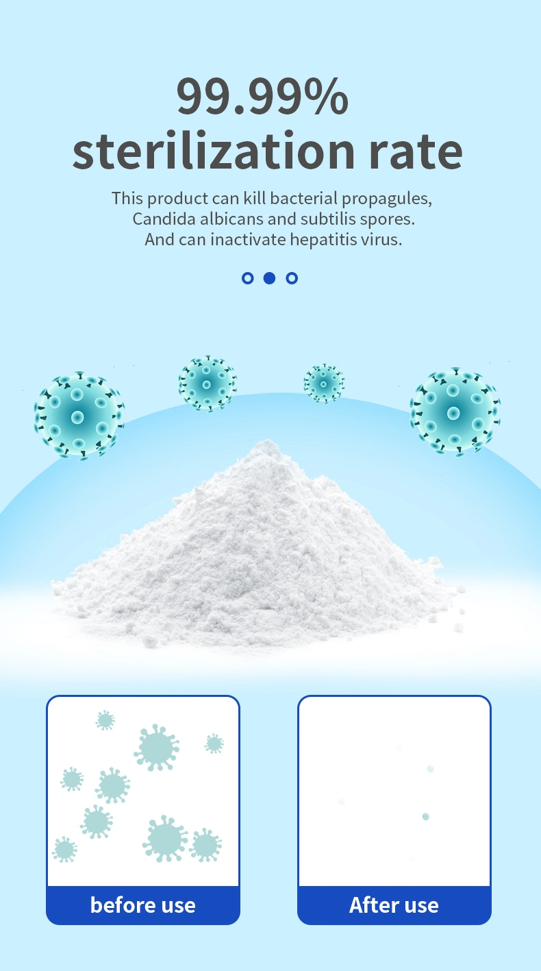 Chlorine Dioxide Drinking Water Powder Disinfectant for Elimination of Bacteria, Germs, Spores and Microorganisms