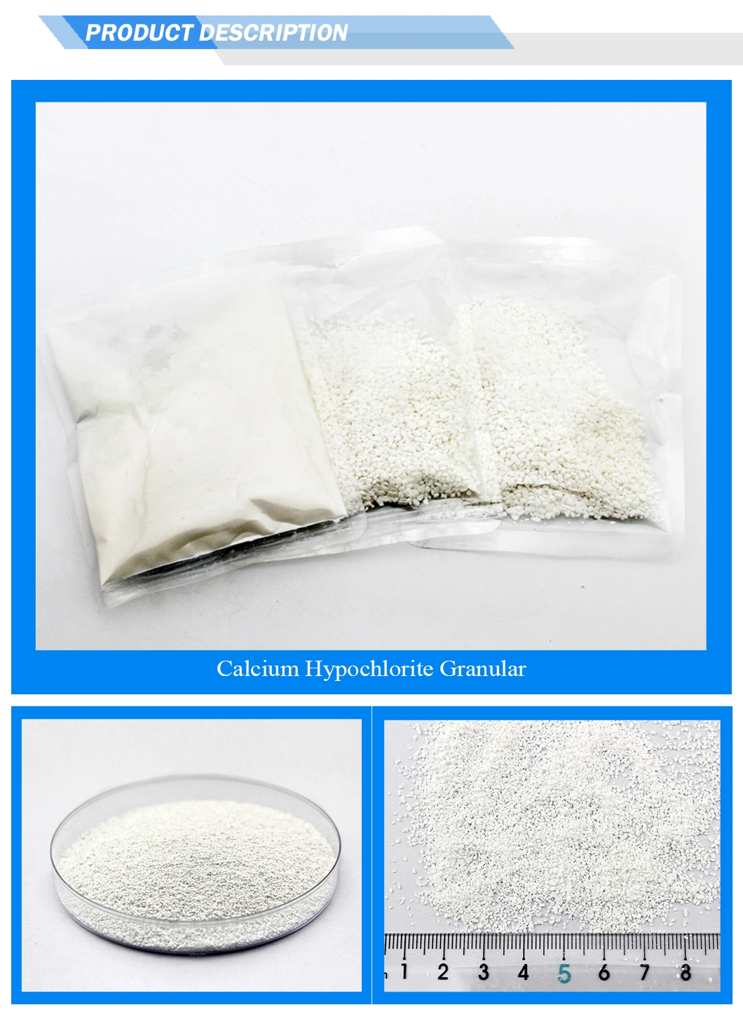 water purification disinfectant Calcium Hypochlorite