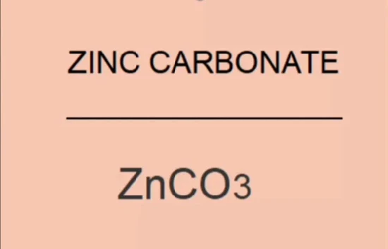 Znco3 Caucho Utilizado Carbonato de zinc Básico 57,5% Calzado / Aditivos para piensos.